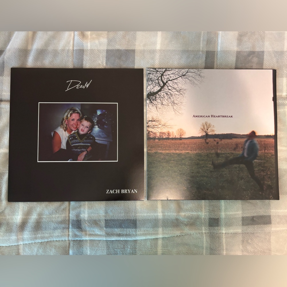 Zach Bryan “Deann” and “American Heartbreak” Vinyl Duo